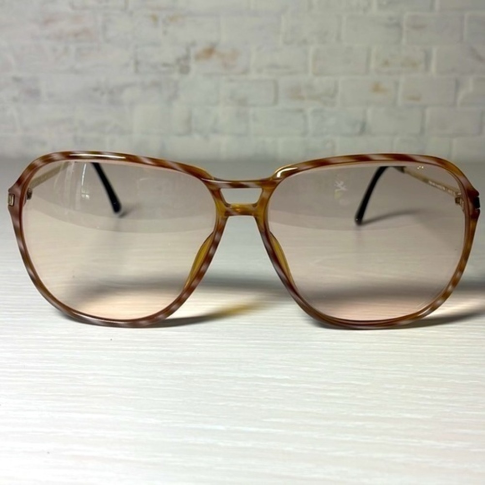 Vintage 1985 Christian Dior Prescription Lenses Tortoise Shell Grandpa Glasses